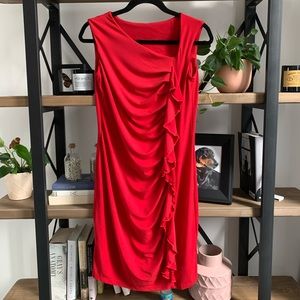Red Sleeveless Dress